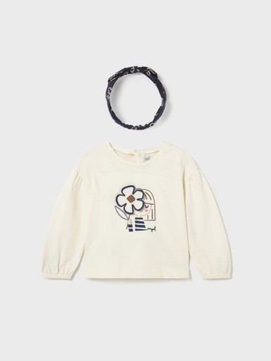 Mayoral Camiseta M/L Con Diadema 15-02078-026 Mac.marino [1]