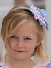 Miranda Diadema-Pinza Infantil  "Peonia" 1620-244/DP