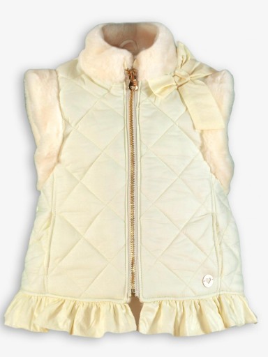 Miranda Chaleco Infantil Beig Acolchado Cremallera Dorada "Faith" 0248/CH [1]