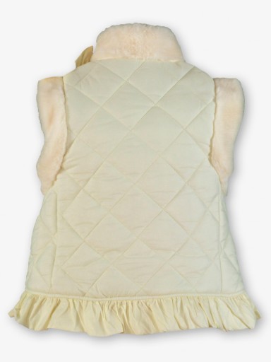 Miranda Chaleco Infantil Beig Acolchado Cremallera Dorada "Faith" 0248/CH [2]