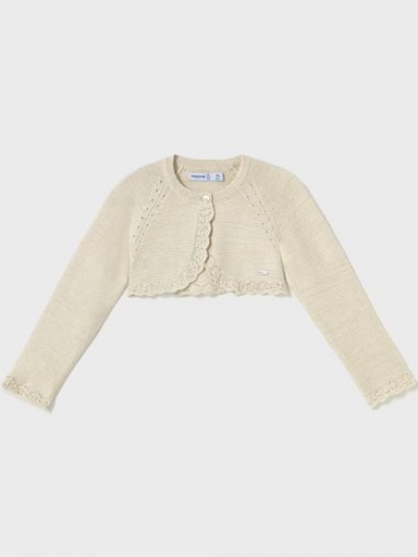 Mayoral Bolero Tricot Basico 25-00306-044 Champagne [0]