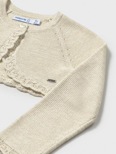 Mayoral Bolero Tricot Basico 25-00306-044 Champagne [2]