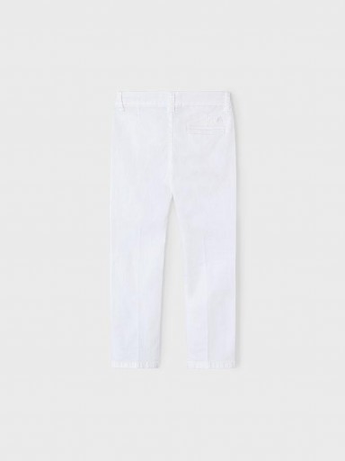 Mayoral Pantalon Chino Sarga Basico 25-00512-064 Blanco [1]