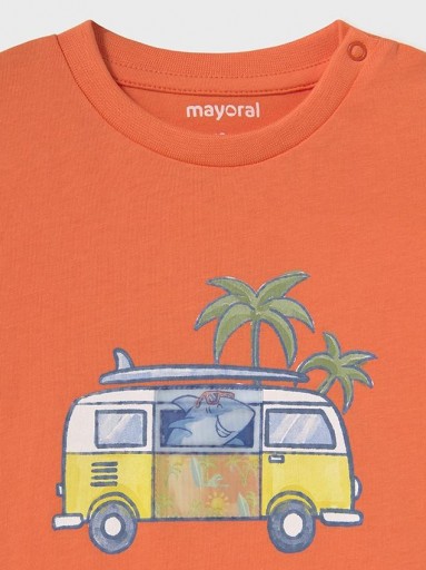 Mayoral  Camiseta m/c  25-01063-044 Coral [2]