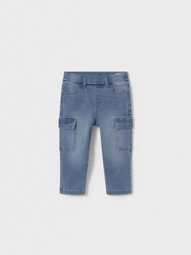 Mayoral Pantalon Denim Cargo 25-01578-005 Medio