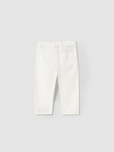 Mayoral Pantalon lino Relaxed 25-01580-078 Blanco [1]