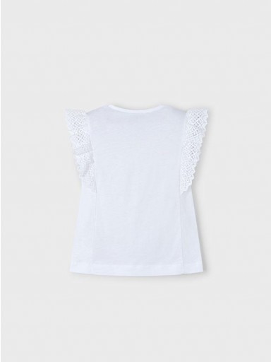 Mayoral Camiseta m/c Crochet 25-03010-075 Blanco [2]