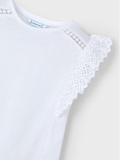 Mayoral Camiseta m/c Crochet 25-03010-075 Blanco [3]