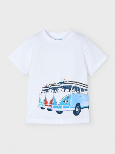 Mayoral Camiseta m/c "Surf" 25-03047-095 Blanco [1]