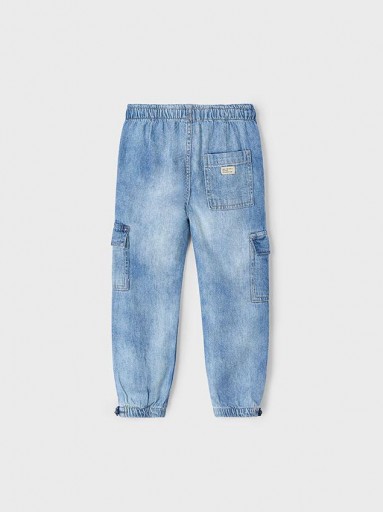 Mayoral Pantalon Denim Cargo Parachute 25-03573-023 Medio [1]