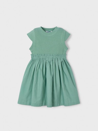 Mayoral Vestido Combinado canale 25-03927-034 Menta