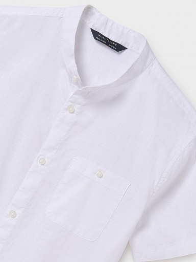 Mayoral Camisa m/c Cuello Mao 25-06137-041 Blanco [2]