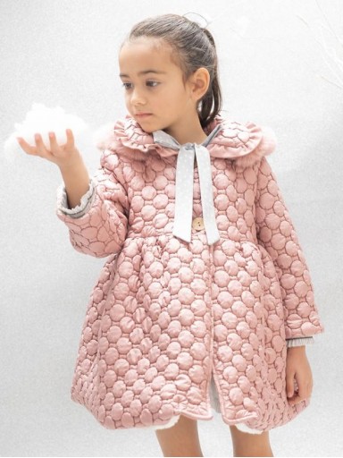 Basmarti Abrigo Infantil Rosa Acolchado Circulos "Sommayo" 25674 [0]