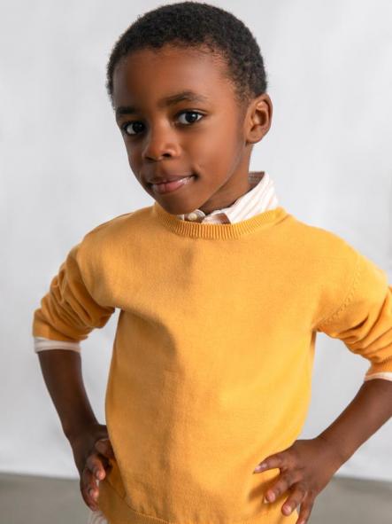 Mayoral Jersey Cuello redondo Basico 26-00311-052 Peach