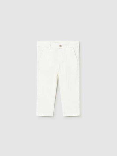 Mayoral Pantalón Chino sarga Básico 26-00522-039 Nata