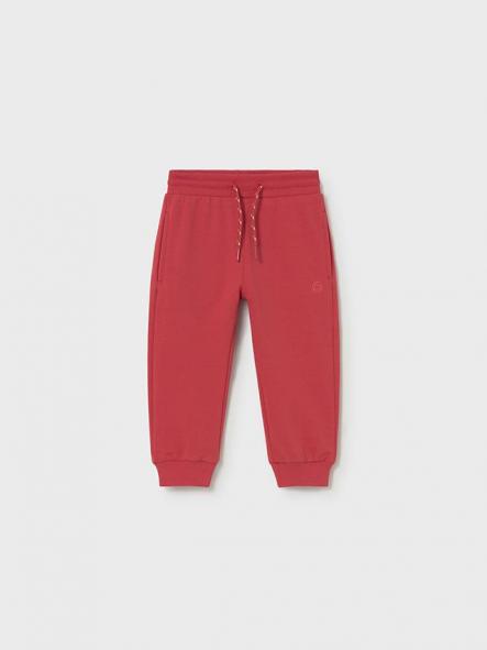 Mayoral Pantalon Felpa Basico Puños 26-00711-064 Tomate