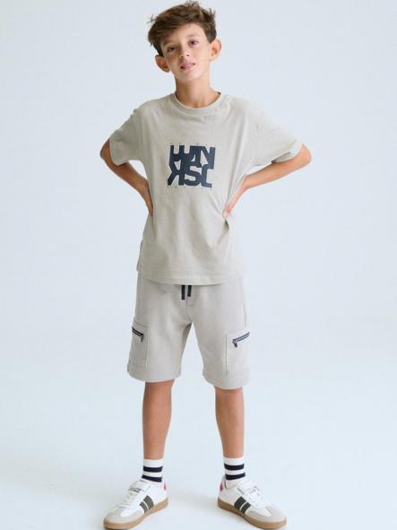 Mayoral Camiseta M/C Básica 26-00840-059 Shitake [1]