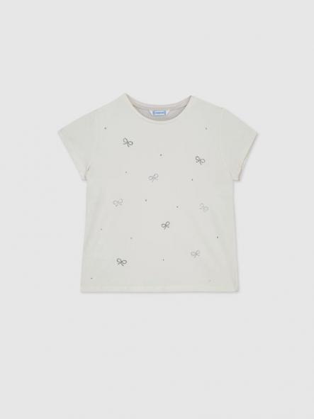 Mayoral Camiseta M/C Básica 26-00854-084 Hueso [1]