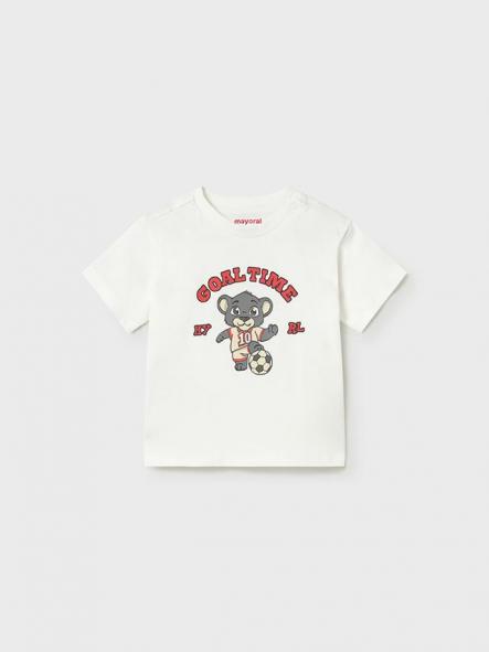 Mayoral Camiseta m/c Mix 26-01007-078 Nata [1]