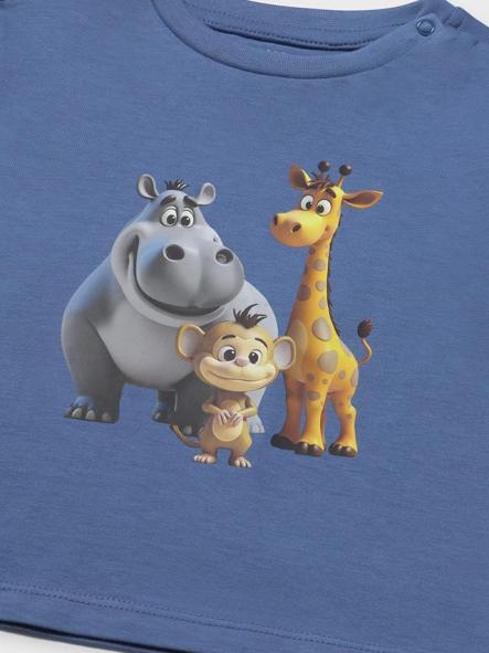 Mayoral Camiseta m/c animal 26-01008-082 Cobalto [2]