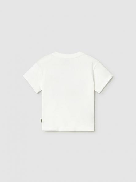 Mayoral Camisa m/c Aplique 26-01011-087 Nata-Coche [1]