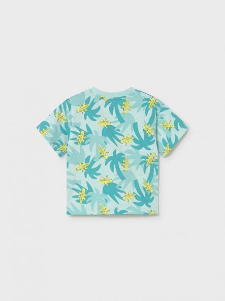 Mayoral Camiseta m/c estampada 26-01014-092 Aguamarina [1]