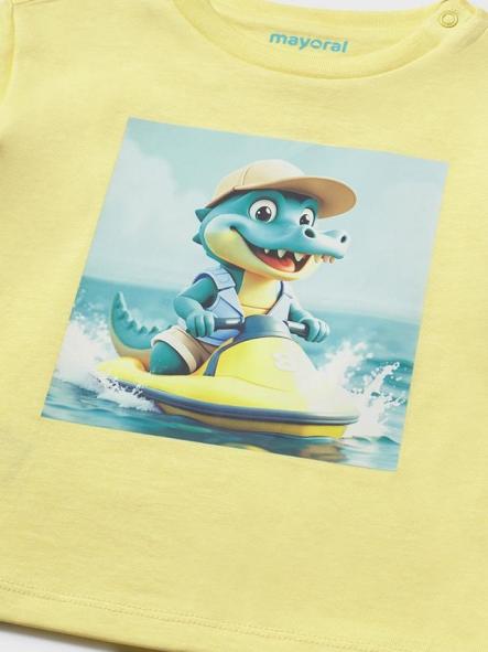 Mayoral Camiseta m/c moto Acuatica 26-01015-022 Lemon [2]
