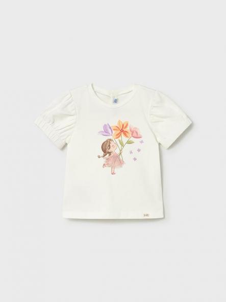 Mayoral Camiseta m/c 26-01078-018 Crd-Blossom [3]