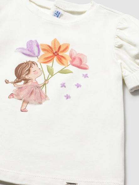 Mayoral Camiseta m/c 26-01078-018 Crd-Blossom [5]