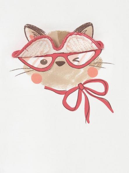 Mayoral Camiseta m/c Grafica 26-01080-096 Blanco [3]