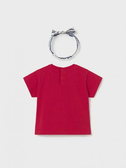Mayoral Camiseta m/c con Diadema 26-01081-010 Rojo [2]