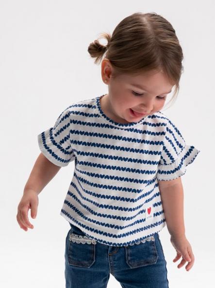 Mayoral Camiseta m/c Estampada 26-01082-015 Porcelana