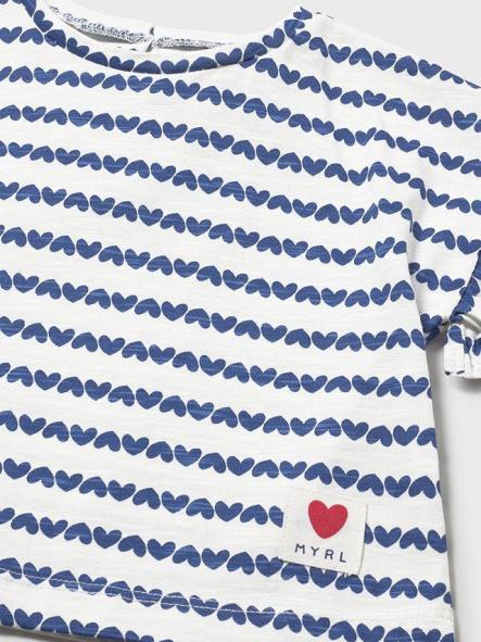 Mayoral Camiseta m/c Estampada 26-01082-015 Porcelana [5]