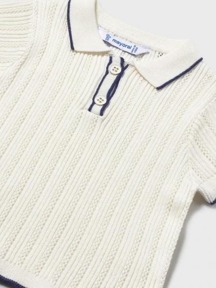 Mayoral Polo m/c Tricot 26-01104-026 Crudo [2]
