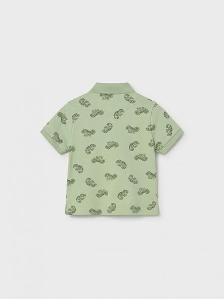 Mayoral Polo m/c Animal 26-01108-015 Matcha [1]