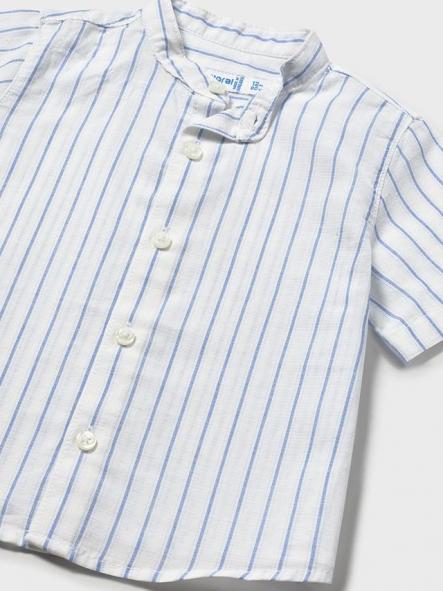 Mayoral Camisa m/c Lino Cuello Mao 26-01111-020 Oceano [2]