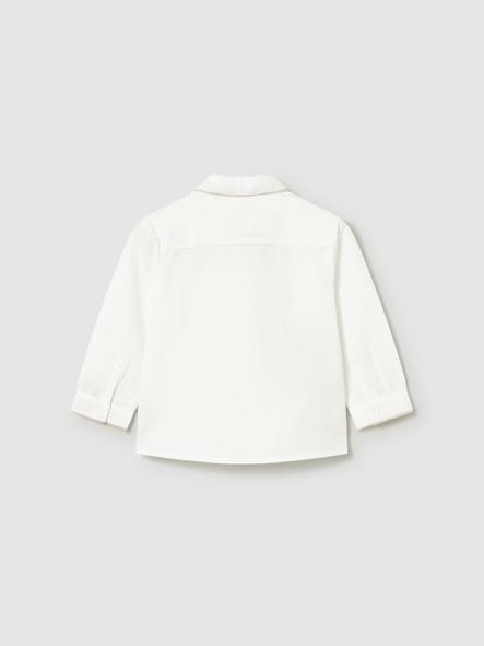 Mayoral Camisa m/l  vestir Pajarita 26-01115-072 Nata [1]