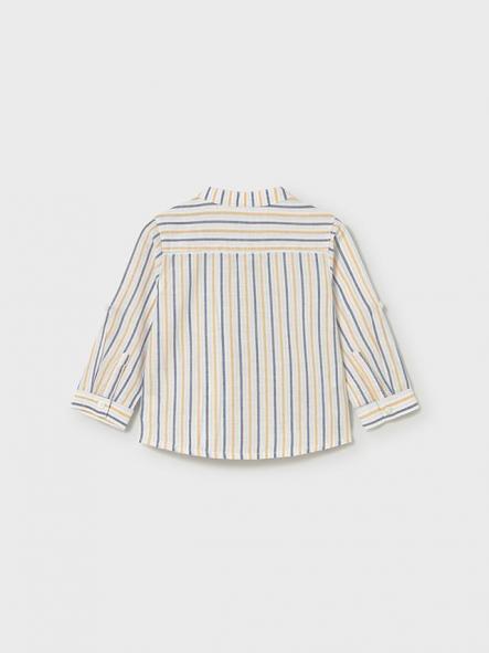 Mayoral Camisa m/l Lino Cuello Mao 26-01116-036 Peach [1]