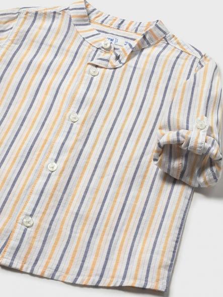 Mayoral Camisa m/l Lino Cuello Mao 26-01116-036 Peach [2]