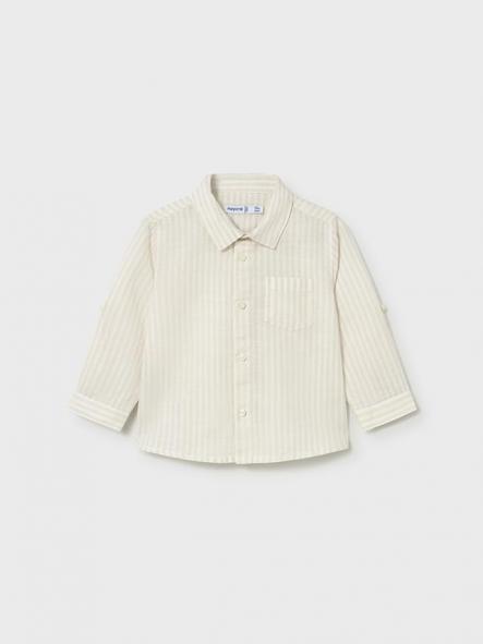 Mayoral Camisa m/l Lino Cuello Camisero 26-01118-041 Cañamo