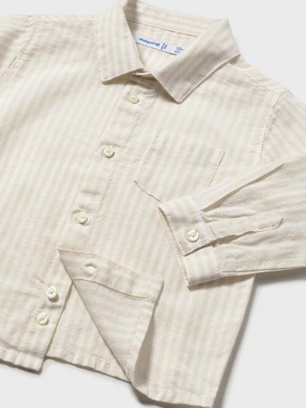 Mayoral Camisa m/l Lino Cuello Camisero 26-01118-041 Cañamo [2]