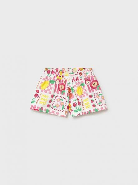 Mayoral Pantalón Corto Punto Estampado 26-01204-040 Hibisco