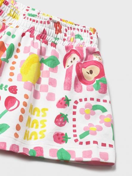 Mayoral Pantalón Corto Punto Estampado 26-01204-040 Hibisco [2]