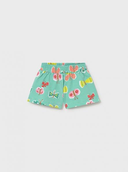 Mayoral Pantalón Corto Punto Estampado 26-01204-041 Turquesa