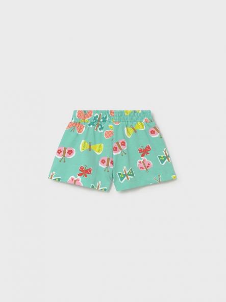 Mayoral Pantalón Corto Punto Estampado 26-01204-041 Turquesa [1]