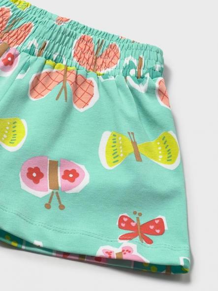 Mayoral Pantalón Corto Punto Estampado 26-01204-041 Turquesa [2]