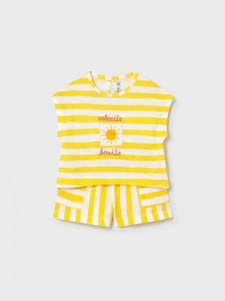 Mayoral Conjunto Short Punto Granito 26-01208-056 Mimosa