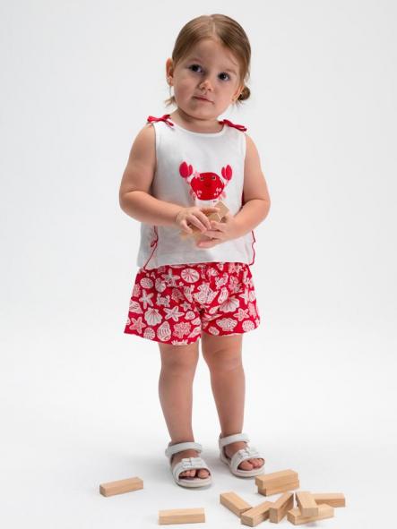 Mayoral Conjunto Short Estampado 26-01210-065 Rojo [2]