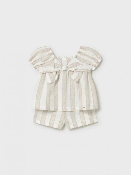 Mayoral Conjunto Bermuda Rayas 26-01211-069 Avellana [3]