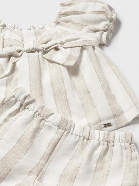 Mayoral Conjunto Bermuda Rayas 26-01211-069 Avellana [5]